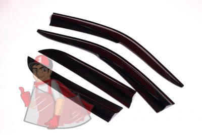 Paravanturi, Deflectoare Aer, Renault Megane 4 Sedan (2016-2020), 4 Bucati